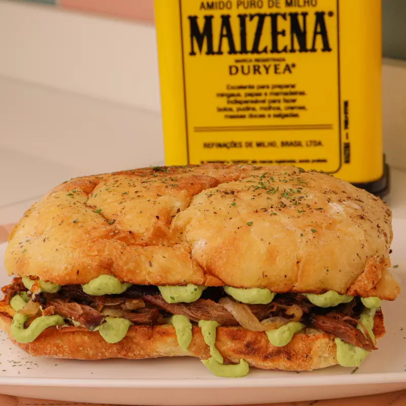 SANDUÍCHE BIG  COSTELA PÃO FOCACCIA