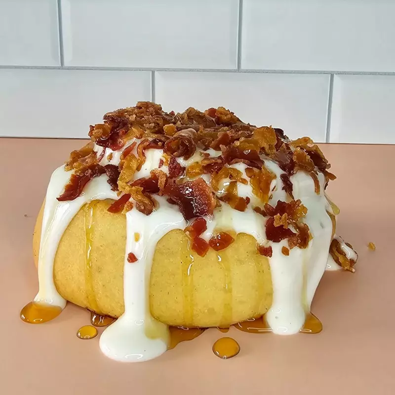 Glaseado con tocino y maple 🥓