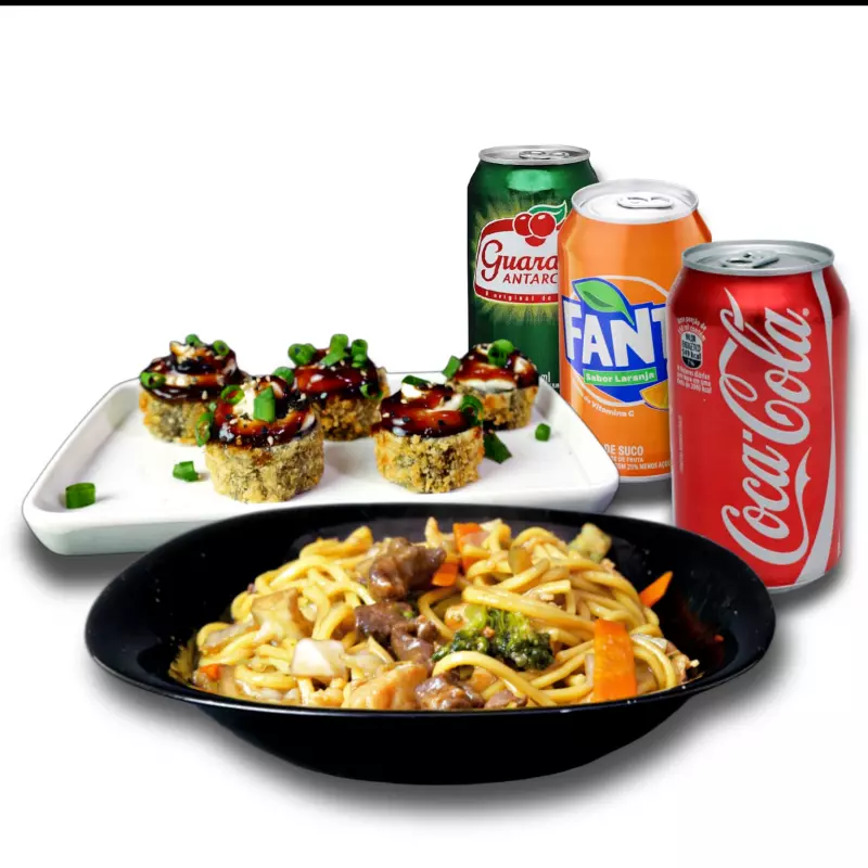 1Yakissoba500+ 6 HOT ROLL+1REFR LATA