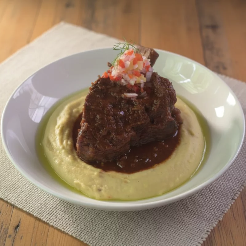 Asado de tira en salsa amazonica