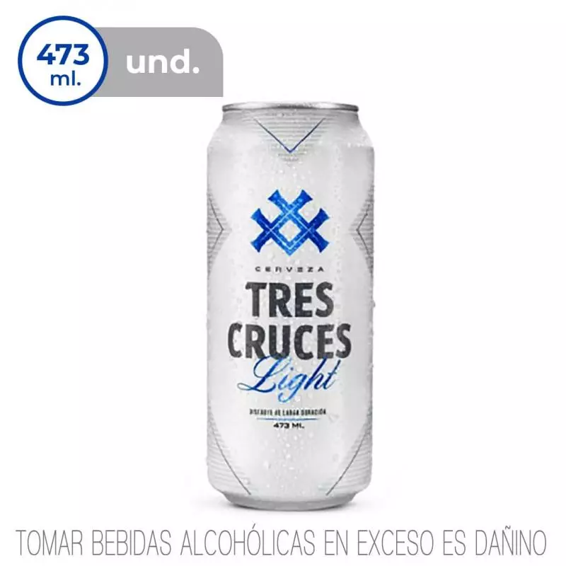 Cerveza Tres Cruces Light