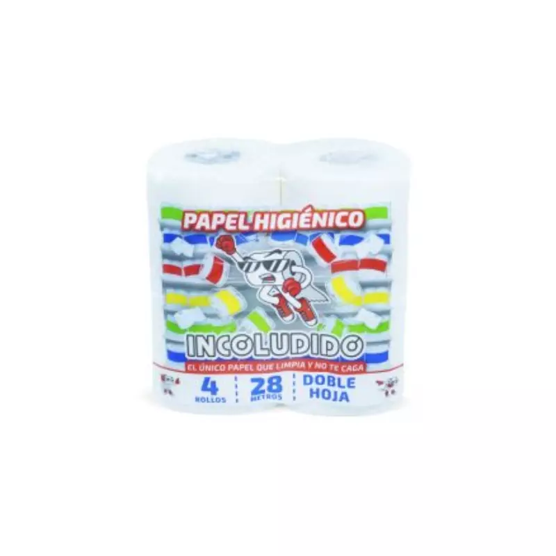 Papel Higienico Incoludido 4 x 28 mt