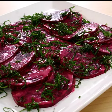 Salada Fria de Beterraba Cozida