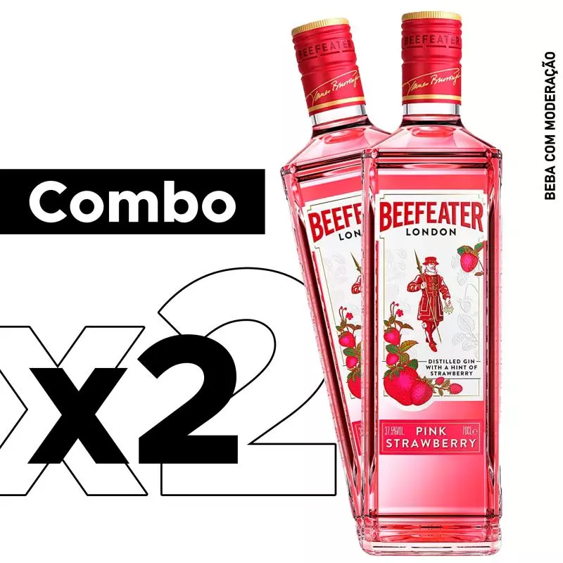 Combo x2 Gin Beefeater Pink 700ml