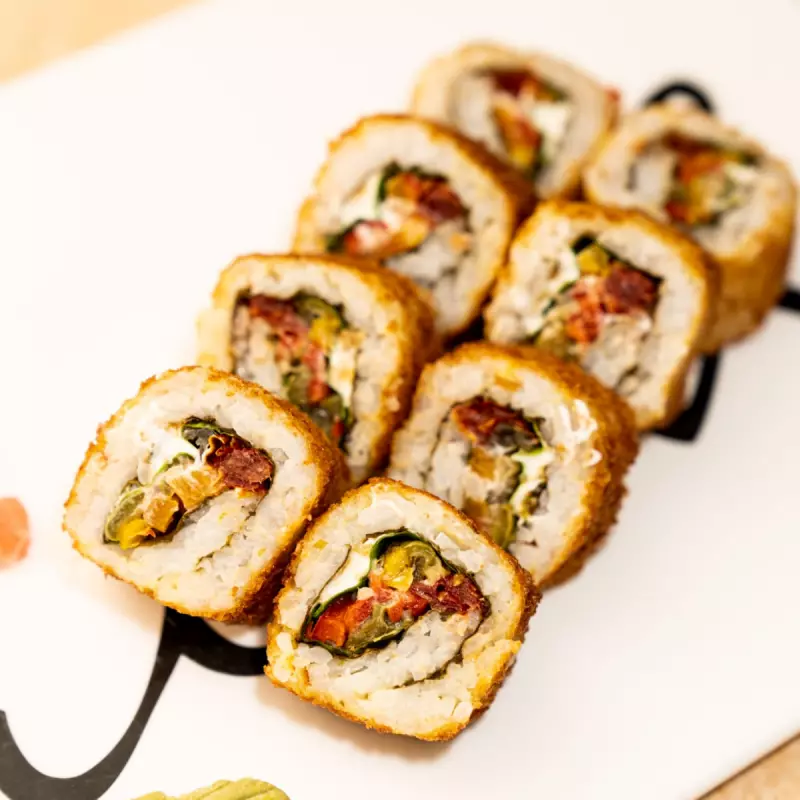 Panko vegetariano roll 8 piezas
