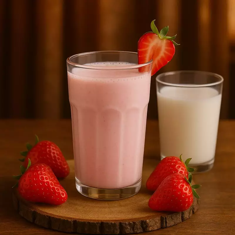 Suco de Morango com leite 300ml