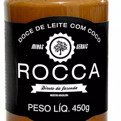 Doce de leite com coco