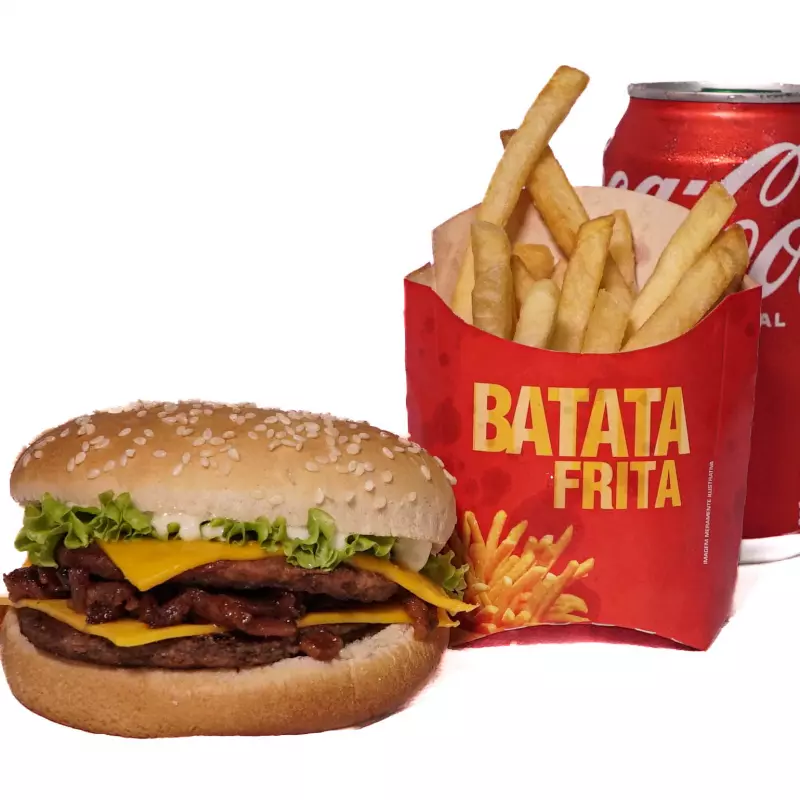 DOBLE CHEDDAR + FRITAS + REFRIGERANT