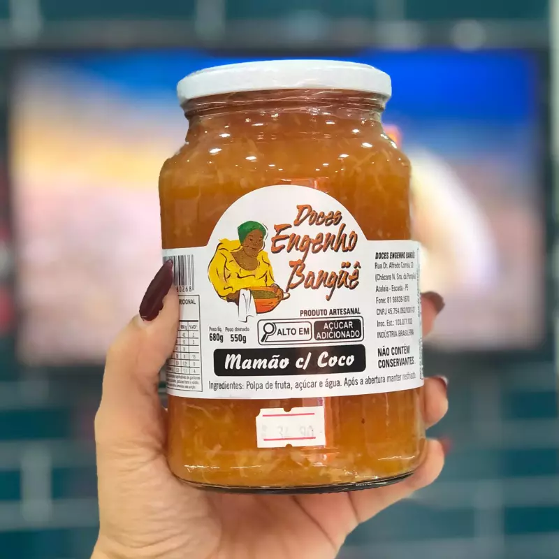 Mamão com Coco 680g