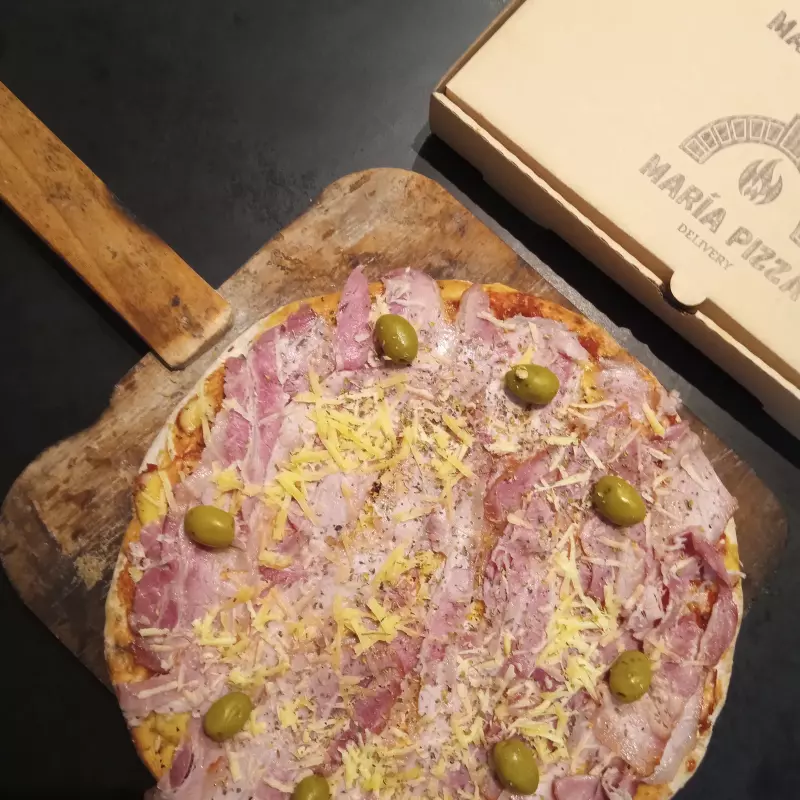 Panceta y provolon al Horno de Barro