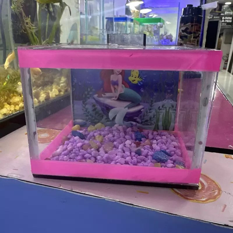 Beteira vidro retangular - Rosa