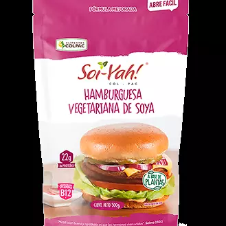Hamburguesa de soya Colpac