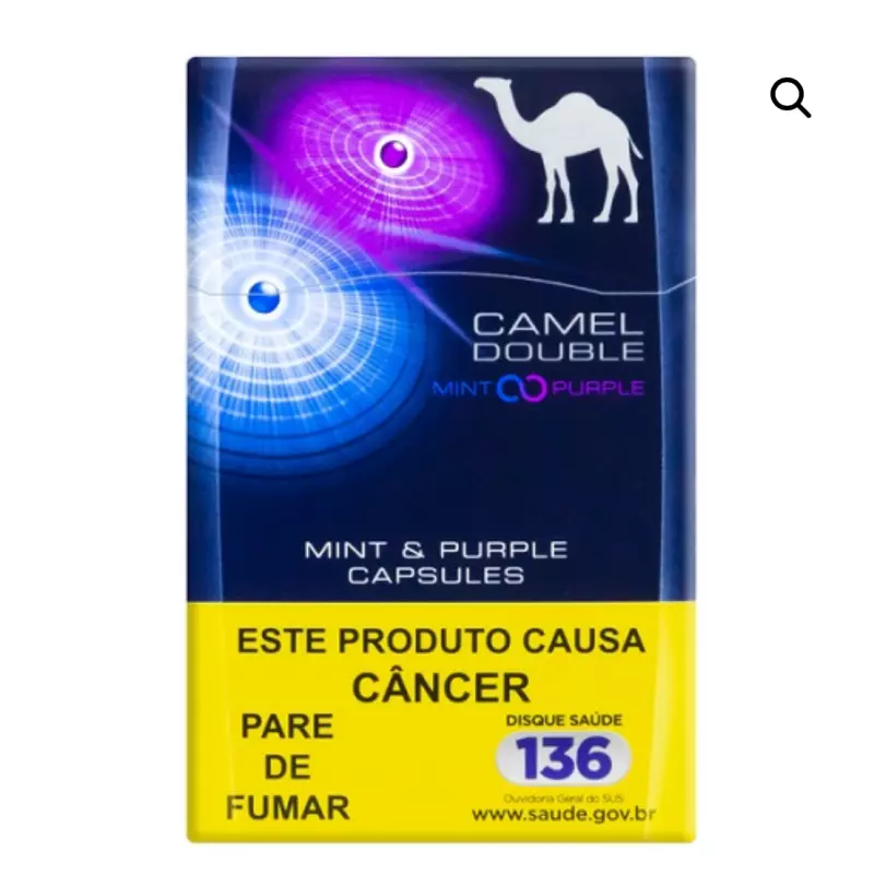 Cigarro Camel Double Mint Purple