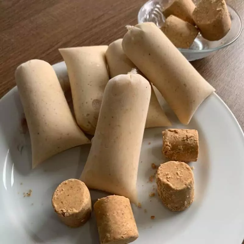Pudim com Paçoca