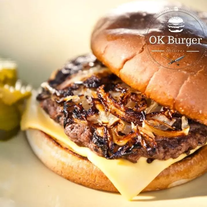 OKLAHOMA ONION BURGER + batata e beb