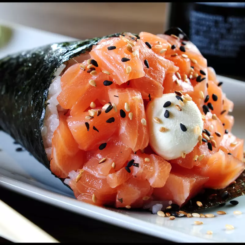 Temaki de Salmão Cream CheeseNatural