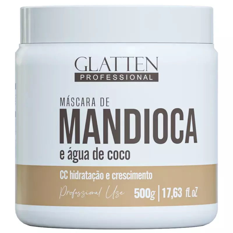Glatten Mandioca e Água de Coco 500g