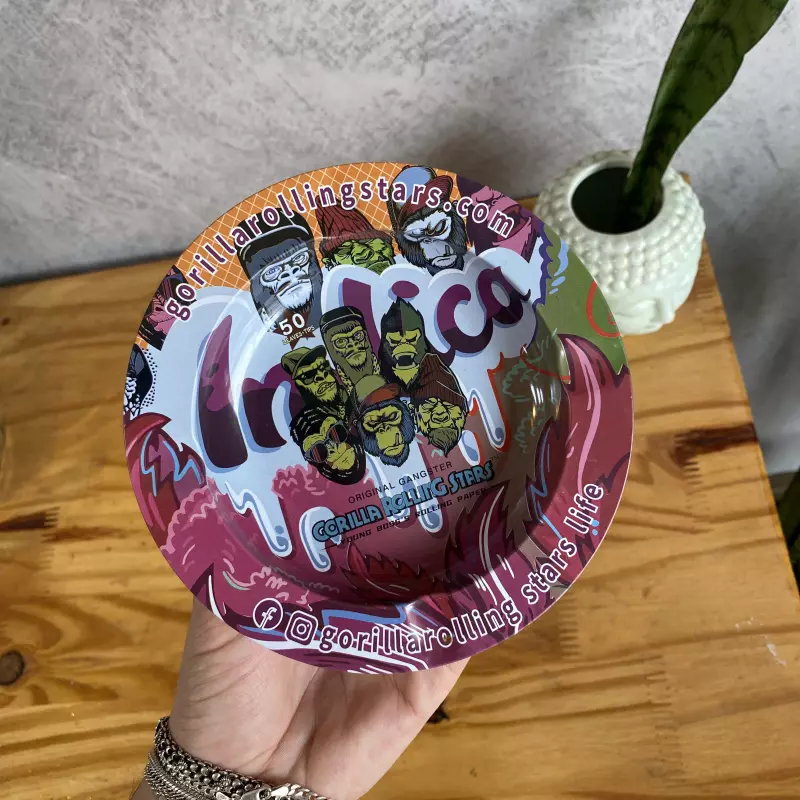 Cinzeiros metal gorillas