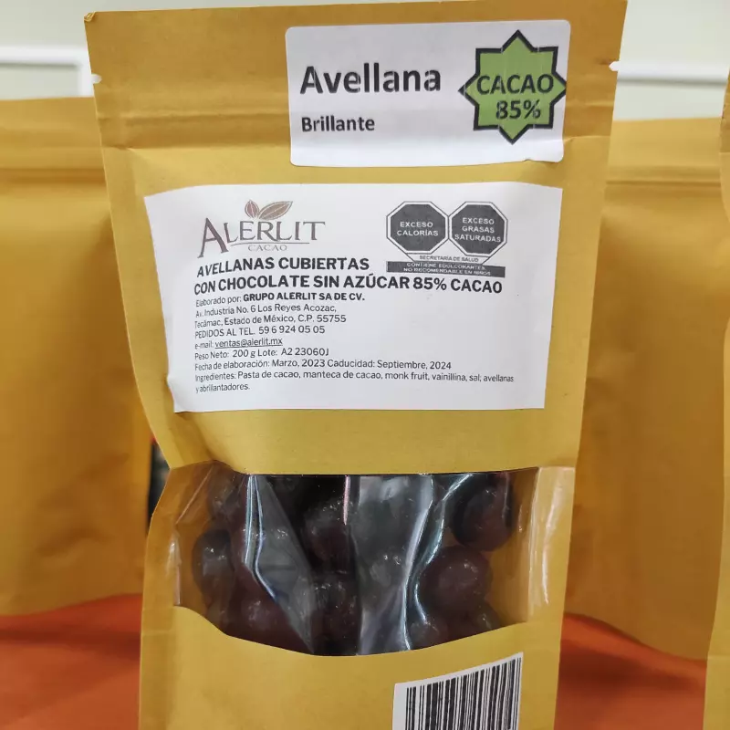 Avellana 85% cacao sin azúcar