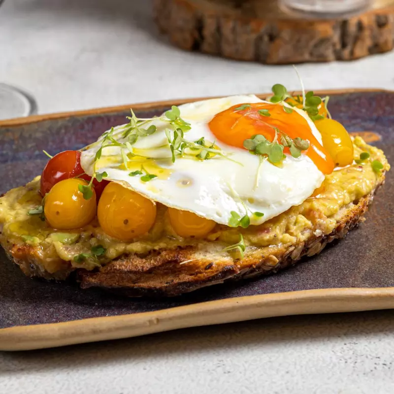 Tostada de guacamole