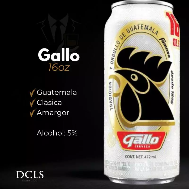 Gallo Lata 16oz (Taconuda)
