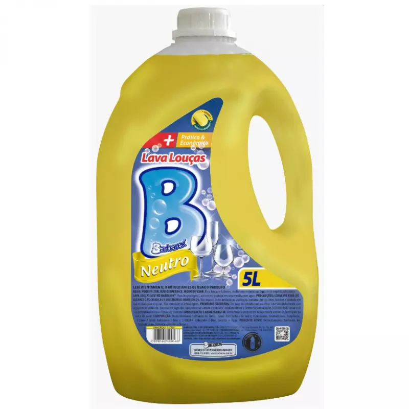 Detergente Neutro Barbarex 5L(5277