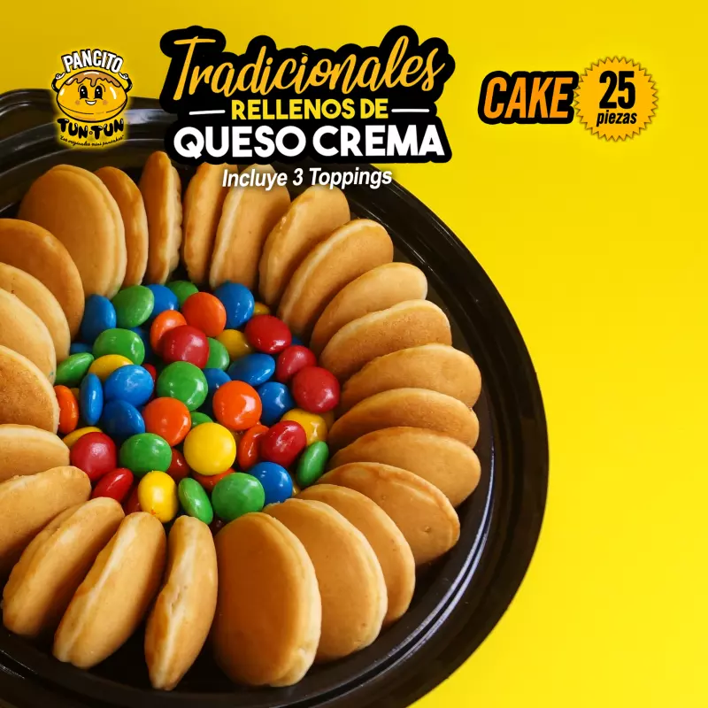 Cake Tradicionales rellenos de queso