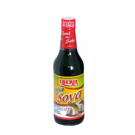 Salsa  de soya Iberia 300cc