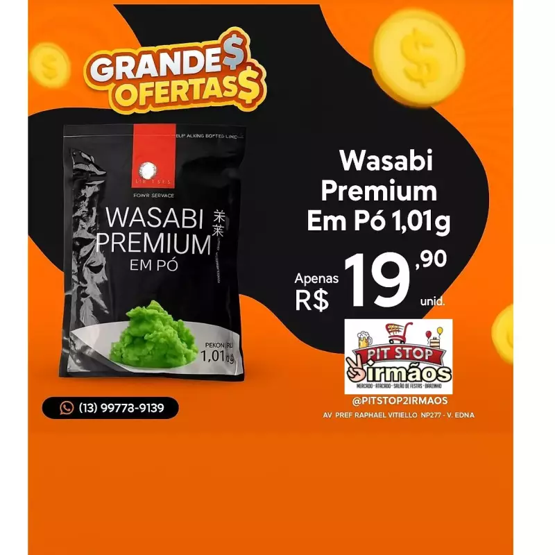 WASABI PREMIUM EM PÓ