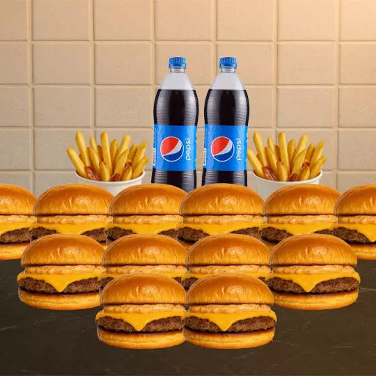 COMBO X12 CHEESE BURGUER
