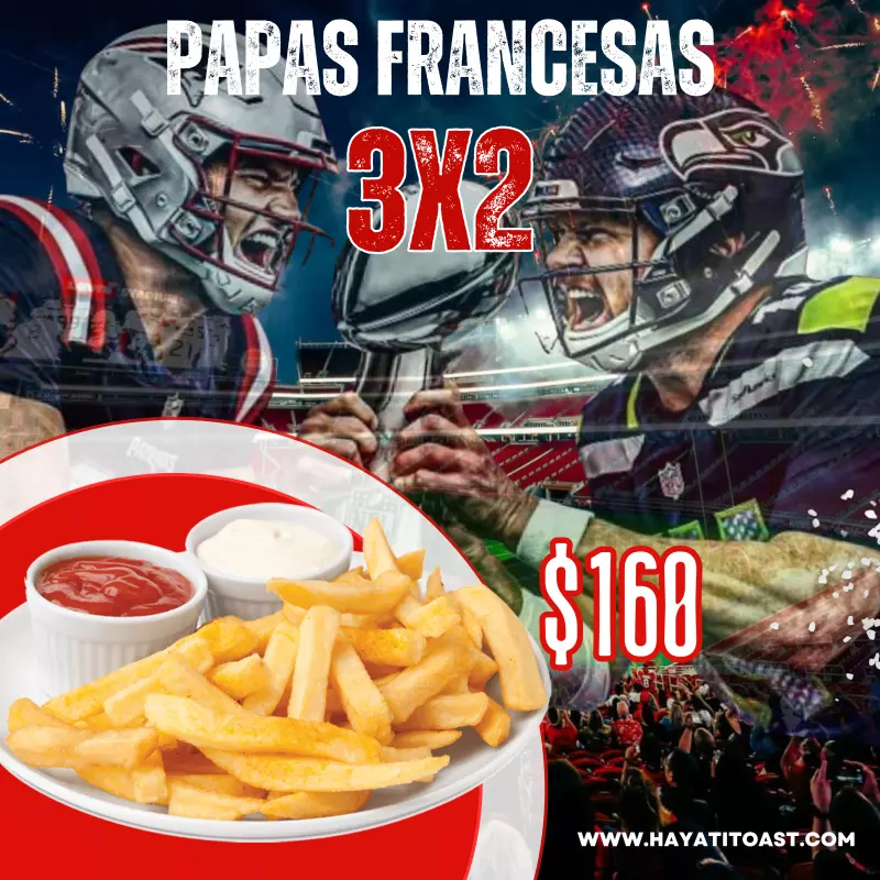 Papas Francesas 3x2