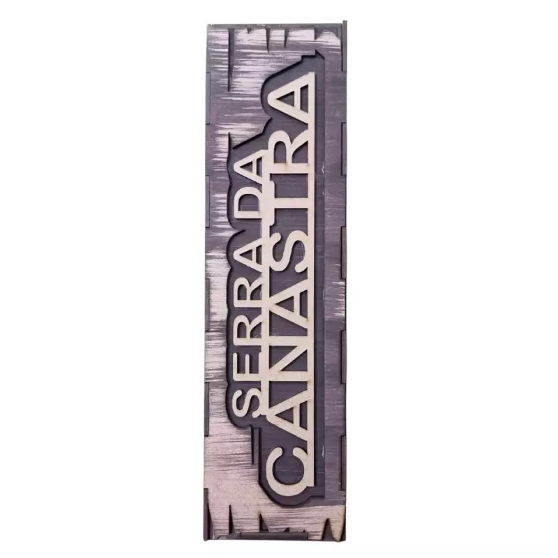 1698 - Caixa Para Cachaça Lobo Guará