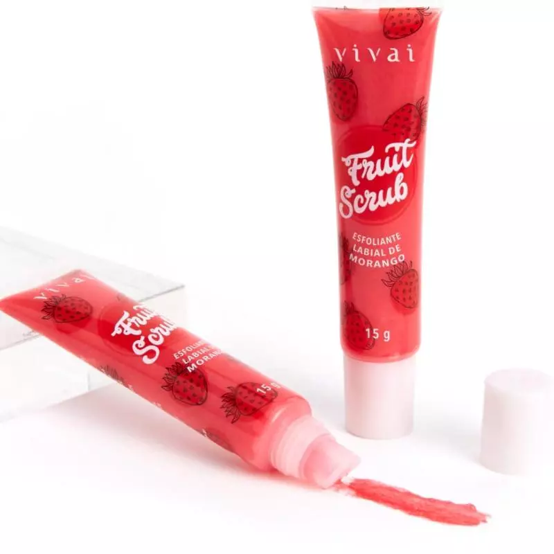 ESFOLIANTE LABIAL DE MORANGO 15Ml