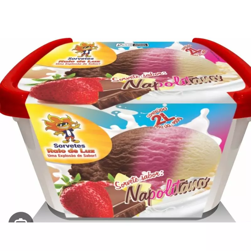 Sorvete Napolitano 1,5L