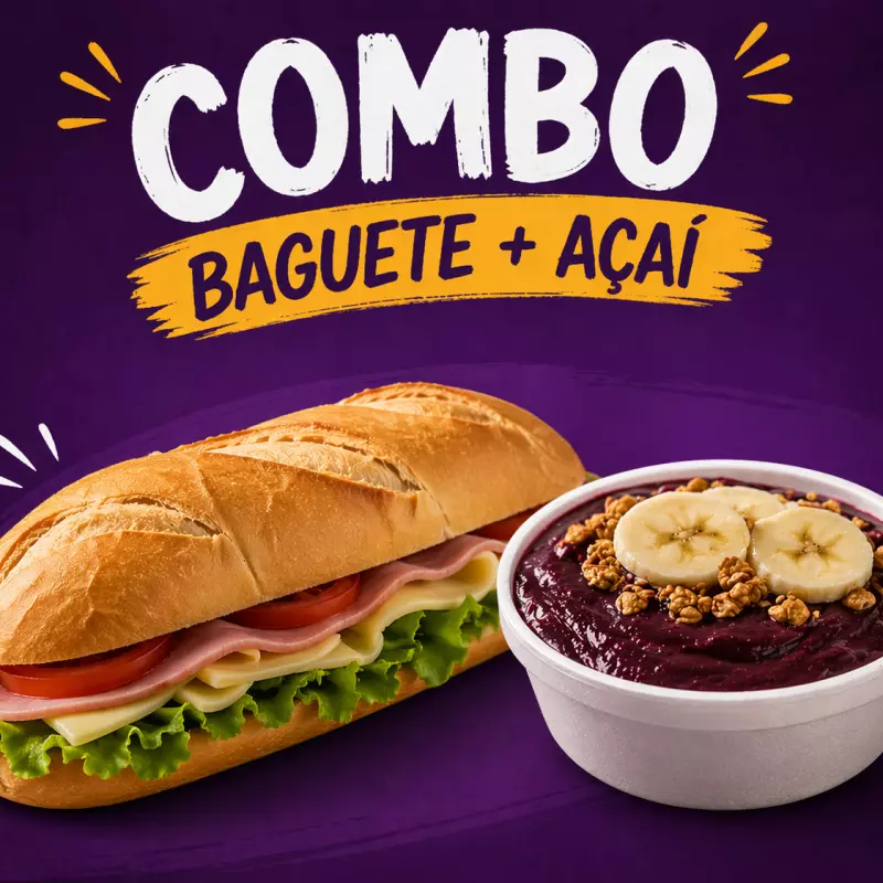 Baguete + Açaí