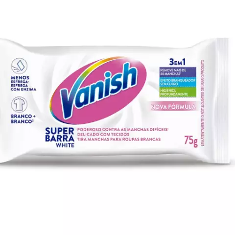 VANISH SUPER BARRA 75G BRANCO (4118)