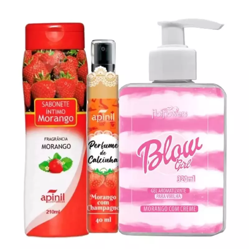KIT BLOW + SAB + PERF - MORANGO