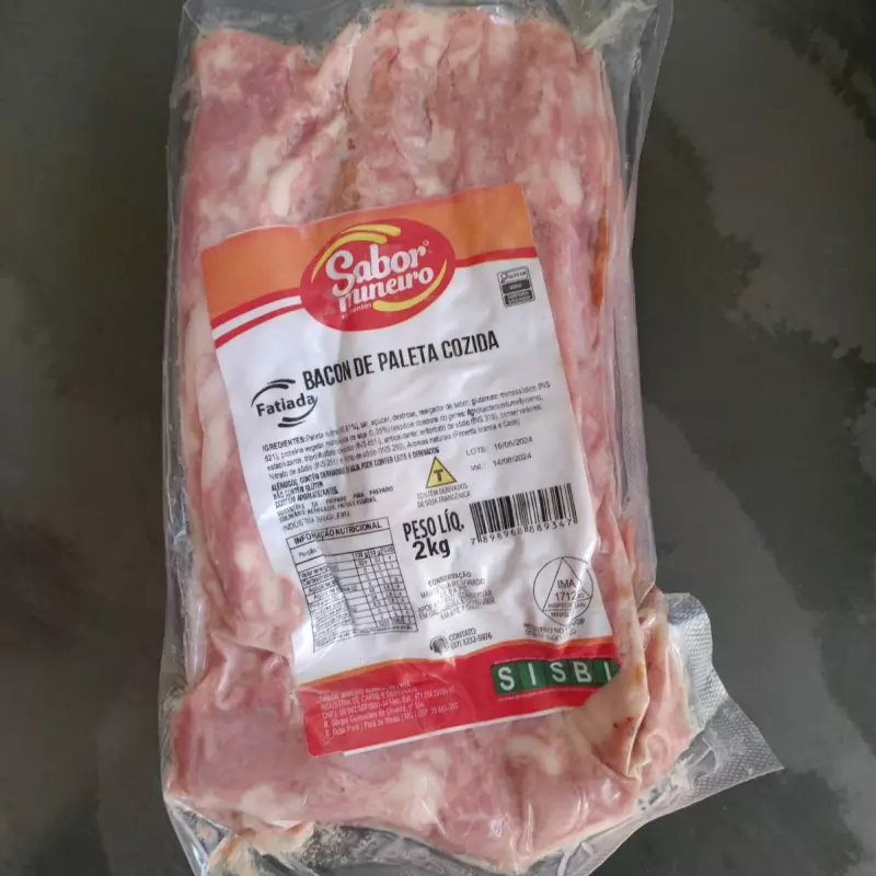 Bacon fatiado Sabor Mineiro 2kg