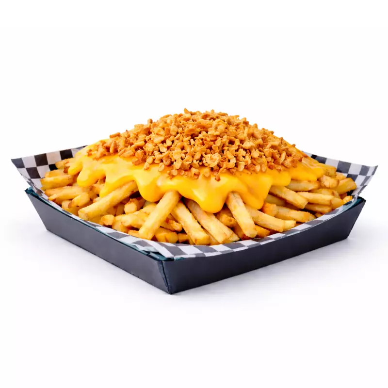 PAPAS MEDIANAS Cheddar y Crispy