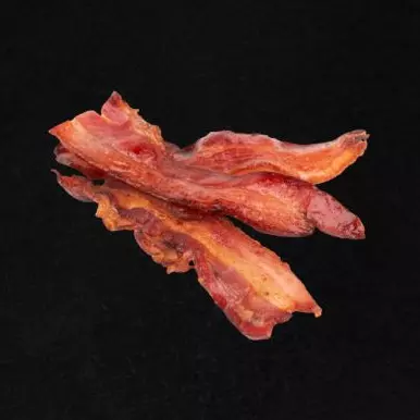 Bacon em tiras