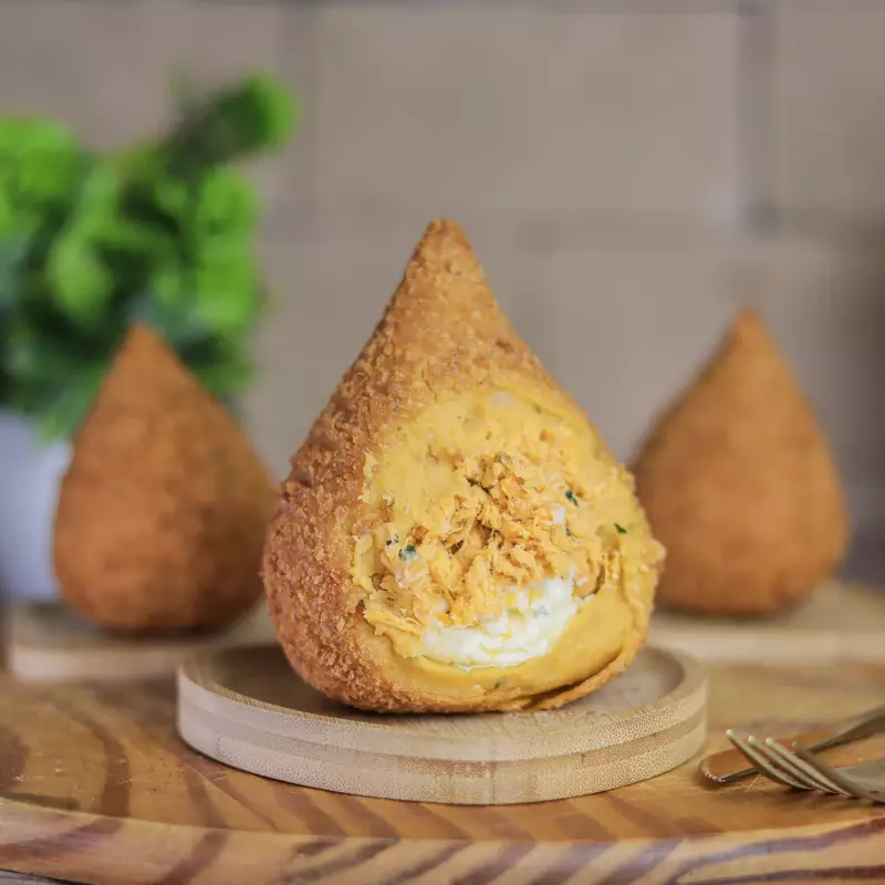 Coxinha Gourmet  Frango com Catupiry