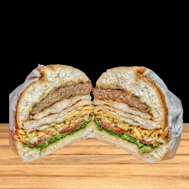 MIXTA CARNE HAMBURGUESA Y POLLO