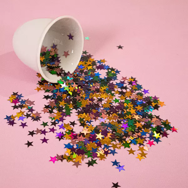 Confetti Estrellas 8 mm