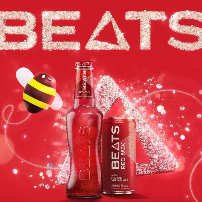 Skol Beats Red Mix long Neck 269ml