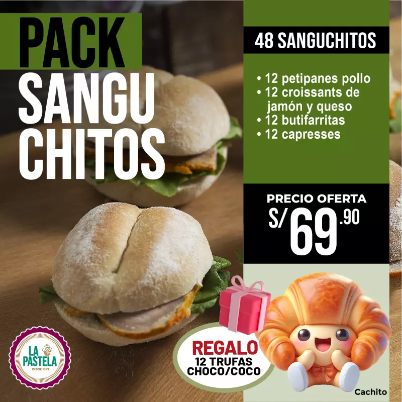 PACK SANGUCHITOS X 48