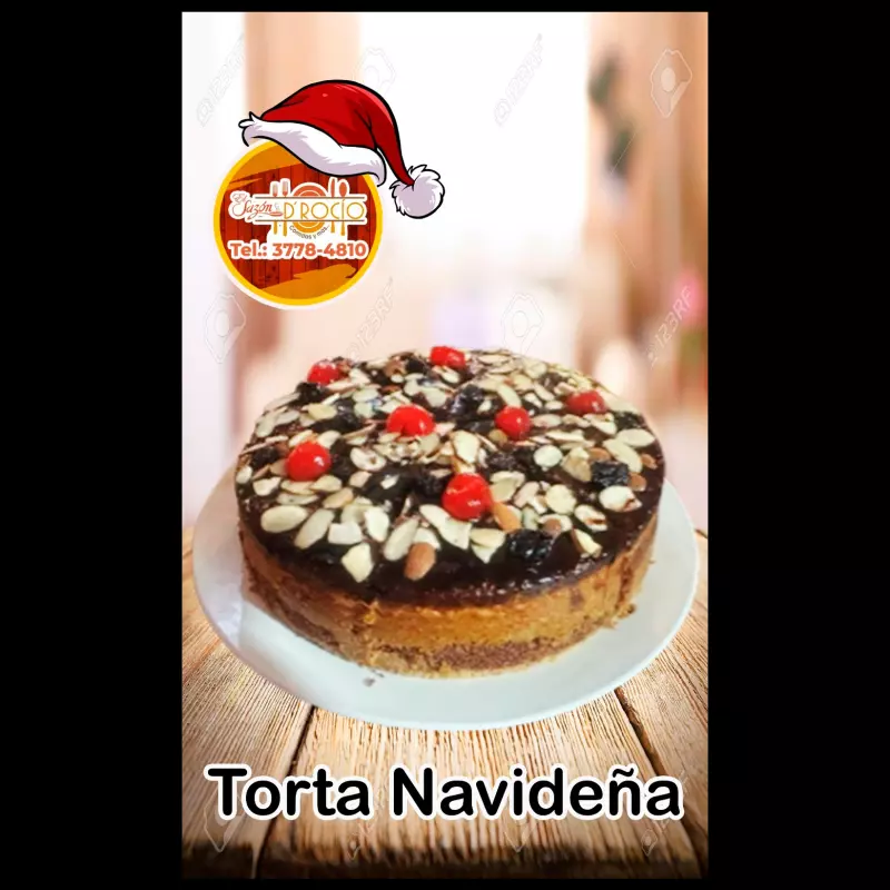 TORTA NAVIDEÑA PORCION
