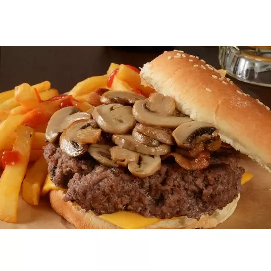 Hamburguesa con Champiñones