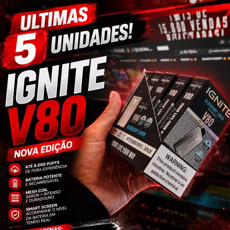 PROMOÇÃO!!! IGNITE V80 NOVA EDIÇÃO