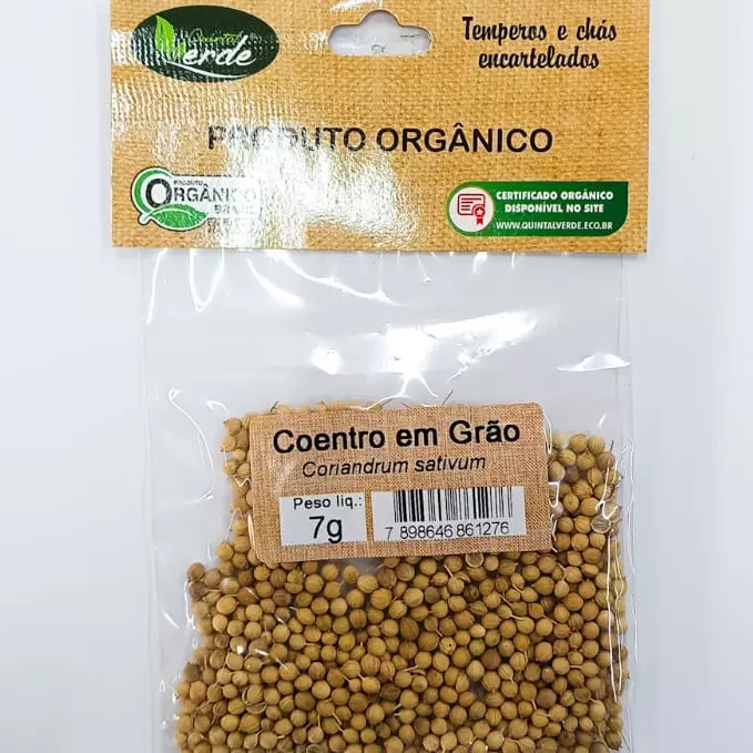 COENTRO EM GRÃOS ORG.7gr