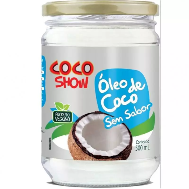 Óleo de Coco Sem Sabor Coco Show 500ml